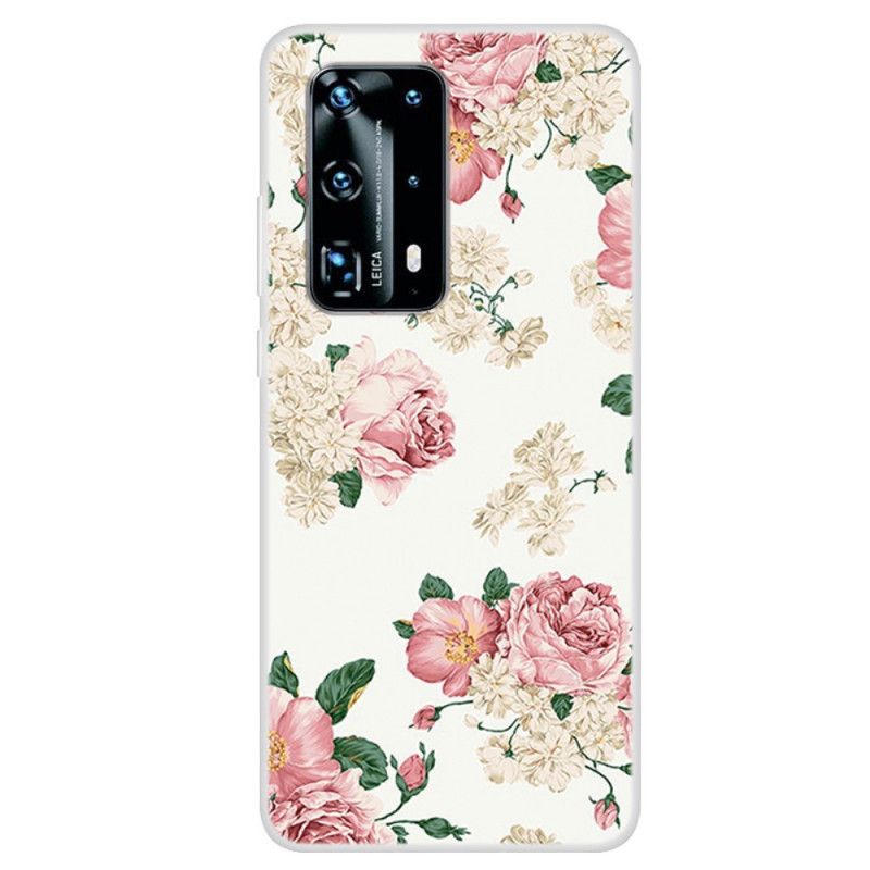 Kuori Huawei P40 Vapauden Kukat Suojakuori