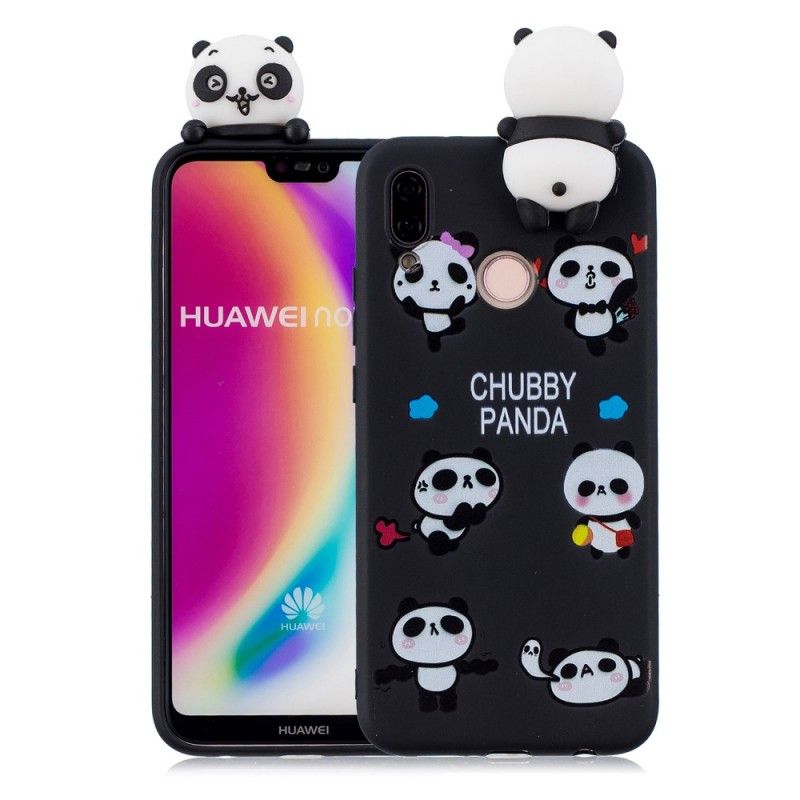 Case Kuoret Huawei P20 Lite Puhelinkuoret 3D Kuubapanda