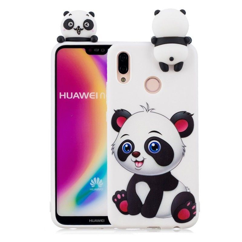 Case Kuoret Huawei P20 Lite Puhelinkuoret 3D Söpö Panda