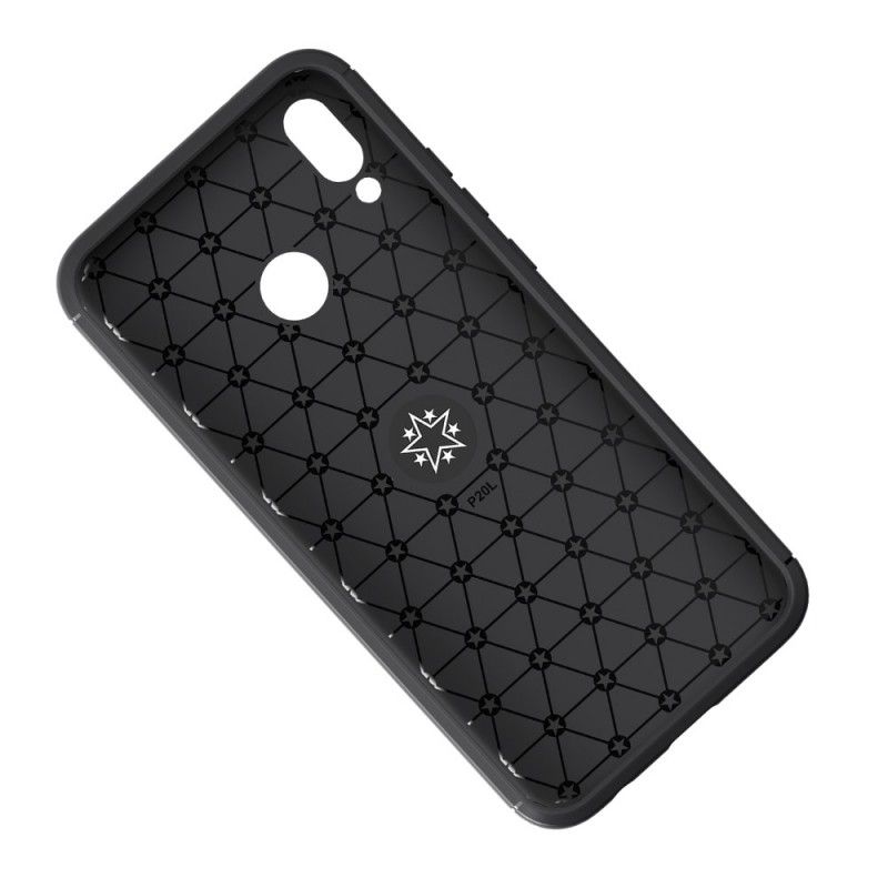 Case Kuoret Huawei P20 Lite Punainen Musta Puhelinkuoret Pyörivä Rengas