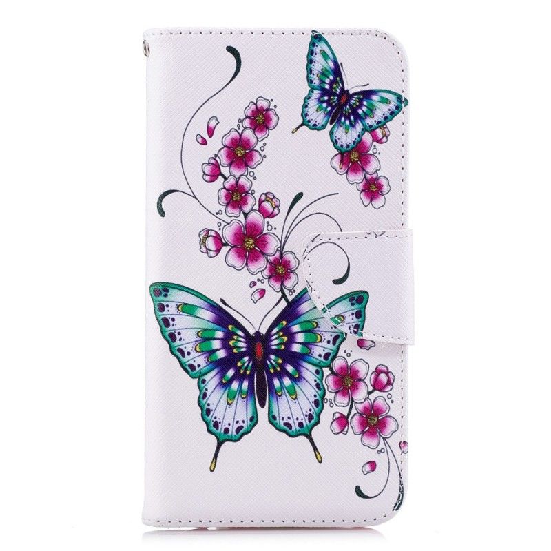 Flip Case Huawei P20 Lite Upeita Perhosia