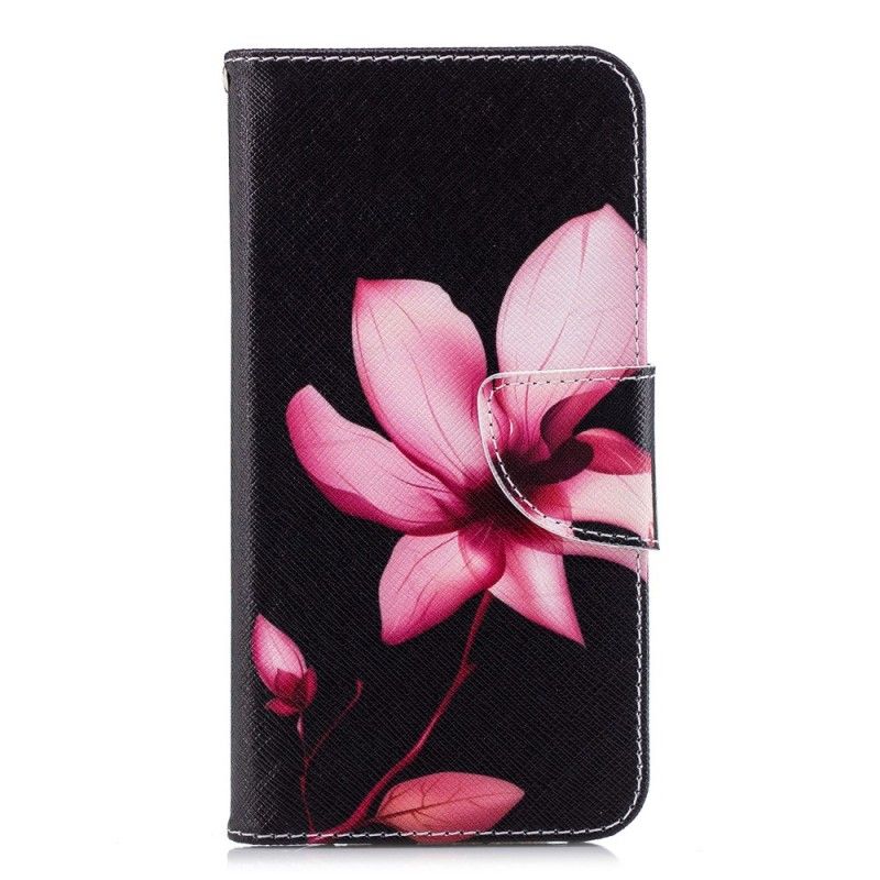 Flip Case Huawei P20 Lite Vaaleanpunainen Kukka