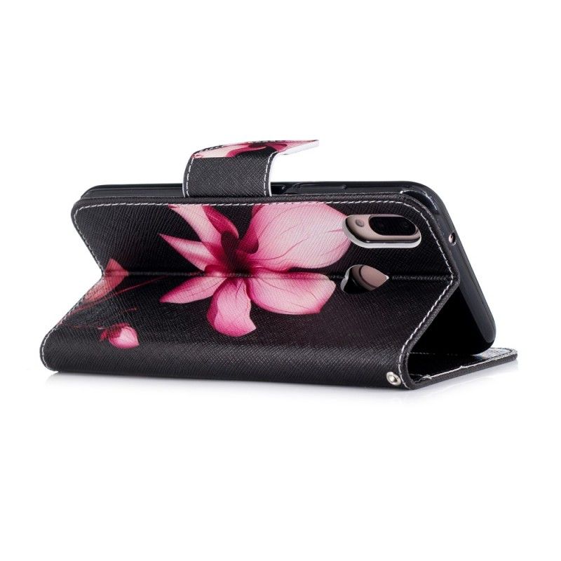 Flip Case Huawei P20 Lite Vaaleanpunainen Kukka