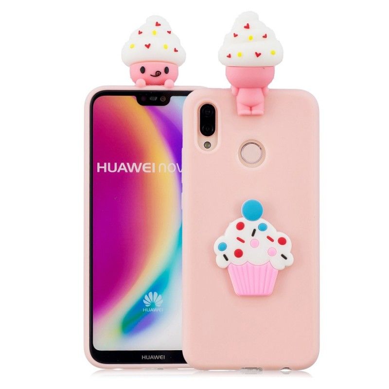 Kuori Huawei P20 Lite 3D Kuppikakku Suojakuori