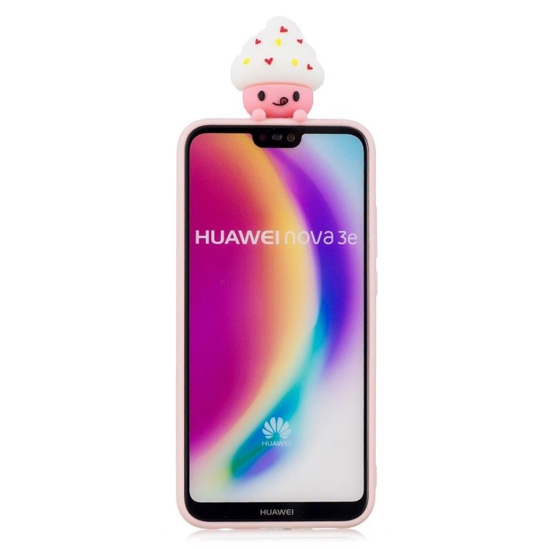 Kuori Huawei P20 Lite 3D Kuppikakku Suojakuori