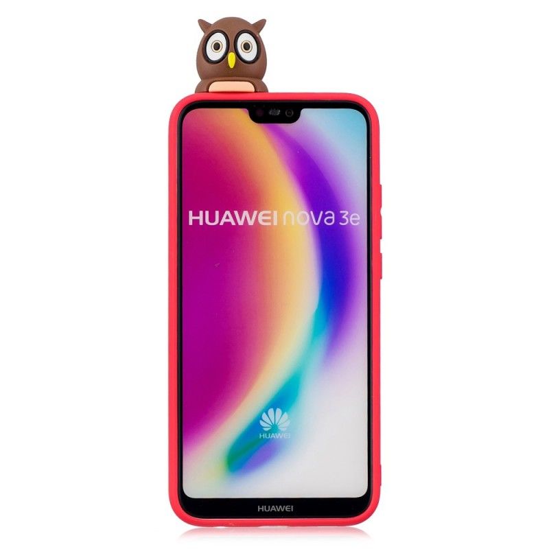 Kuori Huawei P20 Lite 3D Neiti Pöllö