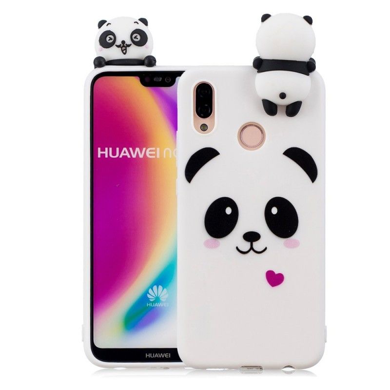 Kuori Huawei P20 Lite Hauska 3D-Panda