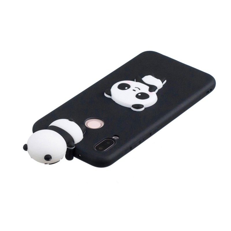 Kuori Huawei P20 Lite Valkoinen Musta 3D Minun Panda