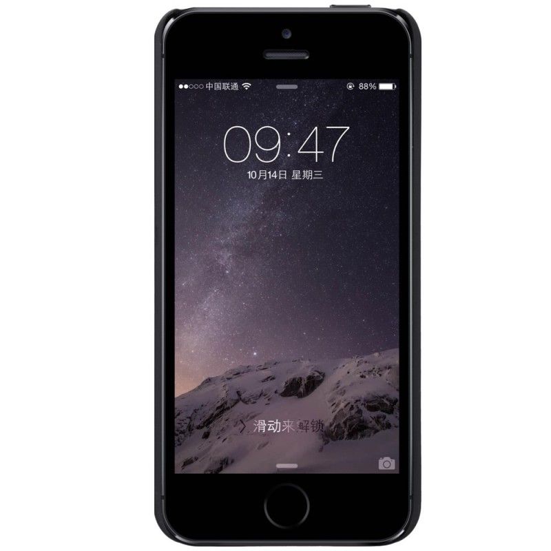 Kuori iPhone 5 / 5S / SE Musta Jäykkä Himmeä Nillkin