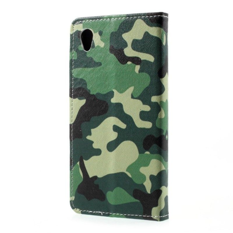 Flip Case Sony Xperia L1 Sotilaallinen Naamiointi