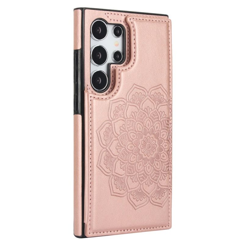 Case Samsung Galaxy S24 Ultra 5g Puhelinkuoret Mandala-kukkakuvio Ja Tuki