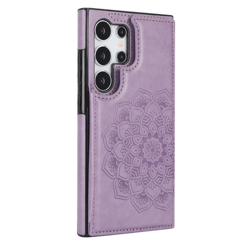 Case Samsung Galaxy S24 Ultra 5g Puhelinkuoret Mandala-kukkakuvio Ja Tuki