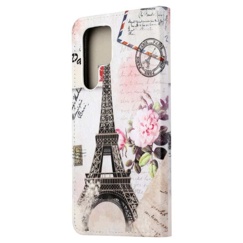 Nahkakotelo Samsung Galaxy S24 Ultra 5g Vanha Eiffel-torni