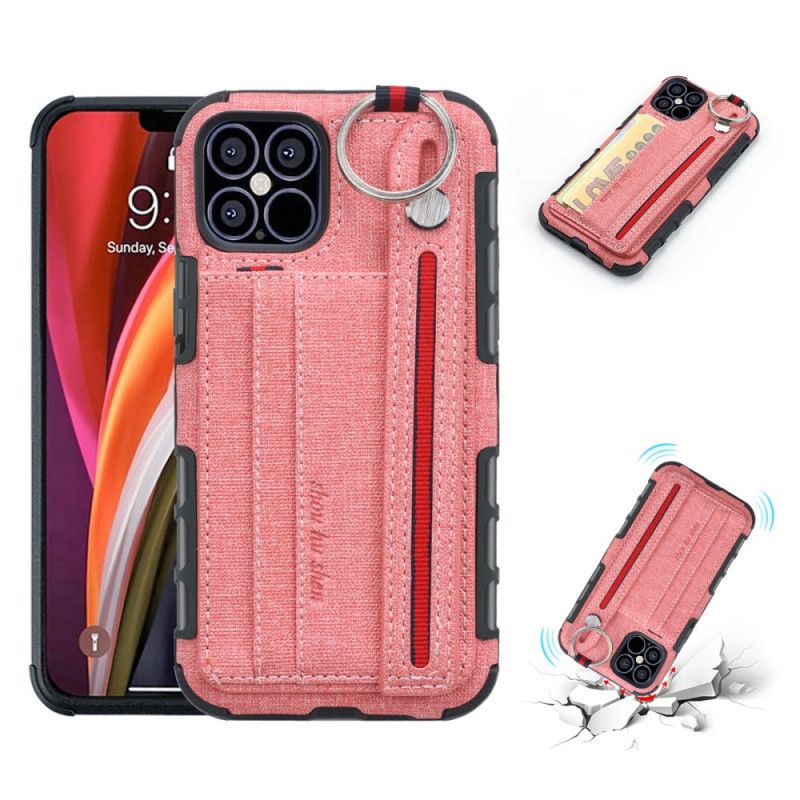 Case Kuoret iPhone 12 Pro Max Harmaa Musta Puhelinkuoret Shouhushen Kangas