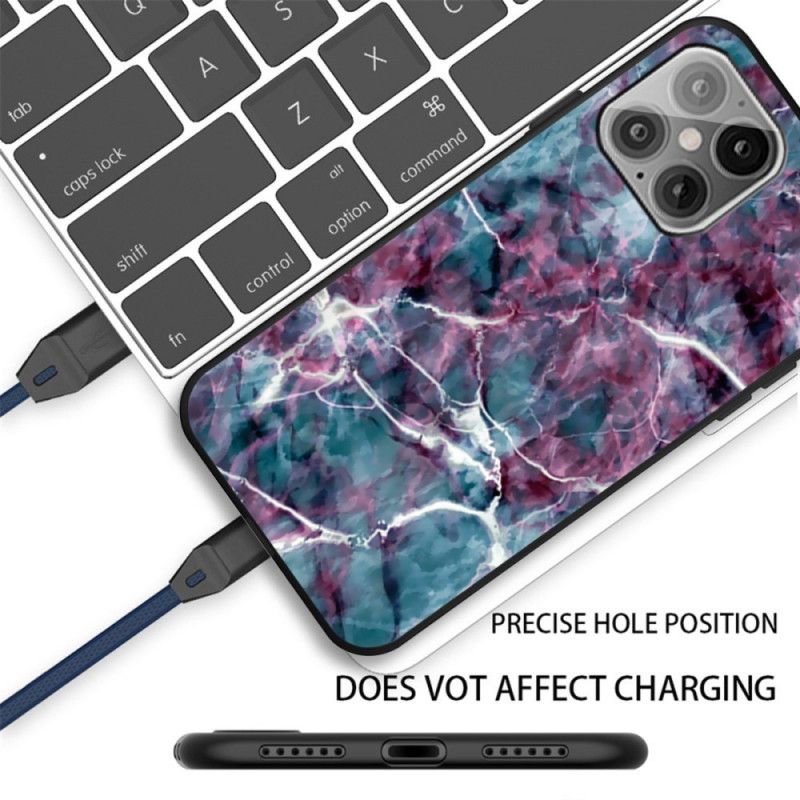 Case Kuoret iPhone 12 Pro Max Puhelinkuoret Turkoosi Marmori