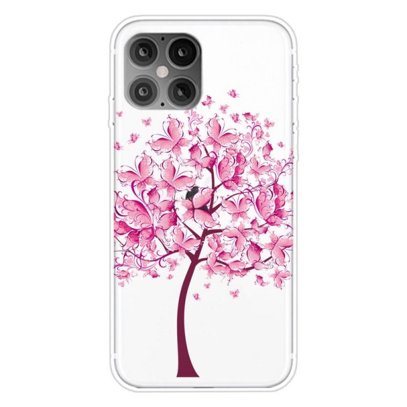 Case Kuoret iPhone 12 Pro Max Puhelinkuoret Vaaleanpunainen Puunpää