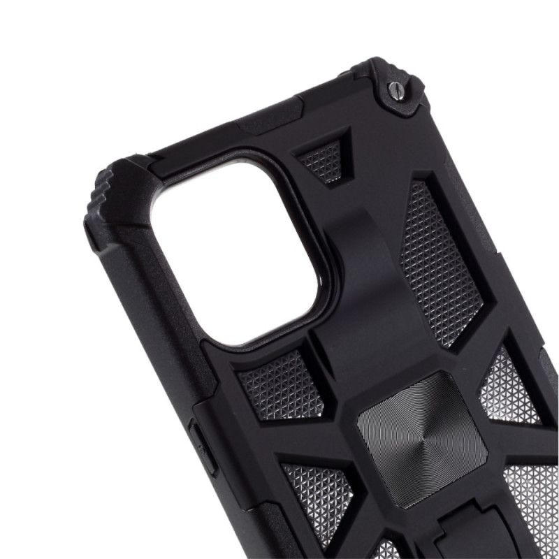 Case Kuoret iPhone 12 Pro Max Punainen Musta Puhelinkuoret Irrotettava Irrotettavalla Tuella