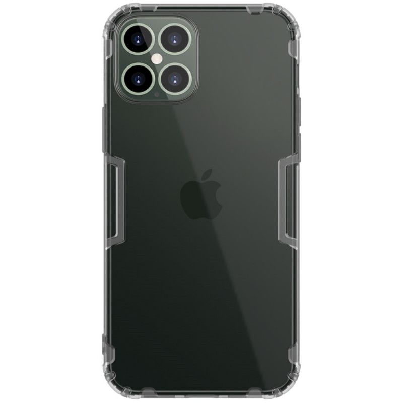 Kuori iPhone 12 Pro Max Harmaa Valkoinen Luonnollinen Läpinäkyvä Nillkin Suojakuori