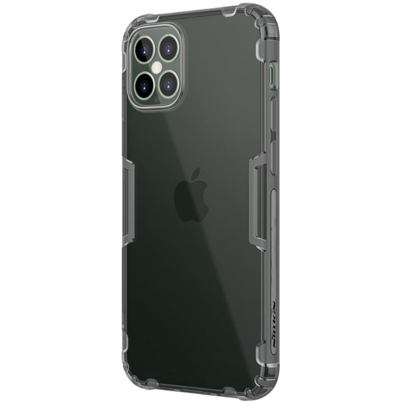 Kuori iPhone 12 Pro Max Harmaa Valkoinen Luonnollinen Läpinäkyvä Nillkin Suojakuori