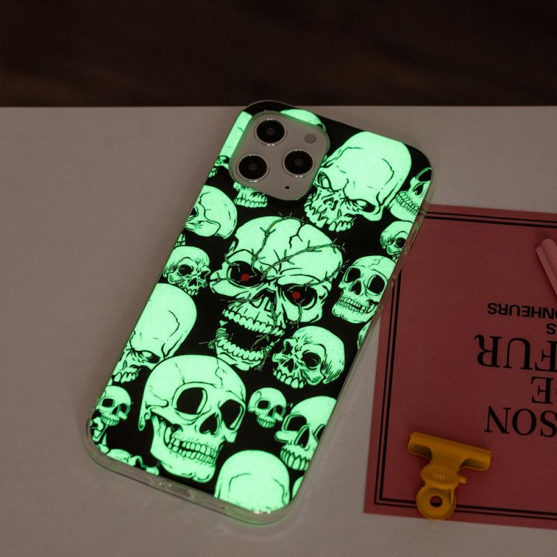 Kuori iPhone 12 Pro Max Huomion Fluoresoivat Kallot