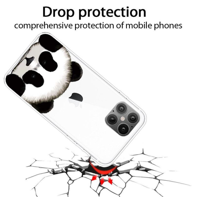 Kuori iPhone 12 Pro Max Puhelinkuoret Läpinäkyvä Panda