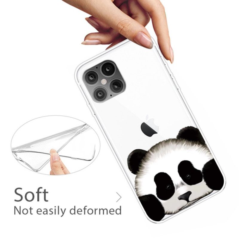 Kuori iPhone 12 Pro Max Puhelinkuoret Läpinäkyvä Panda