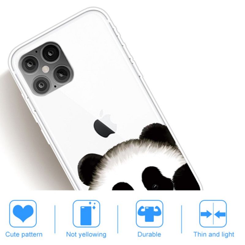 Kuori iPhone 12 Pro Max Puhelinkuoret Läpinäkyvä Panda