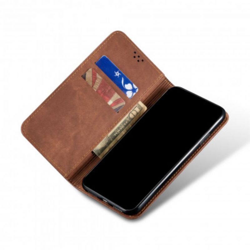 Flip Kotelot Oppo A54 5g / A74 5g Denim Kangas Suojakuori