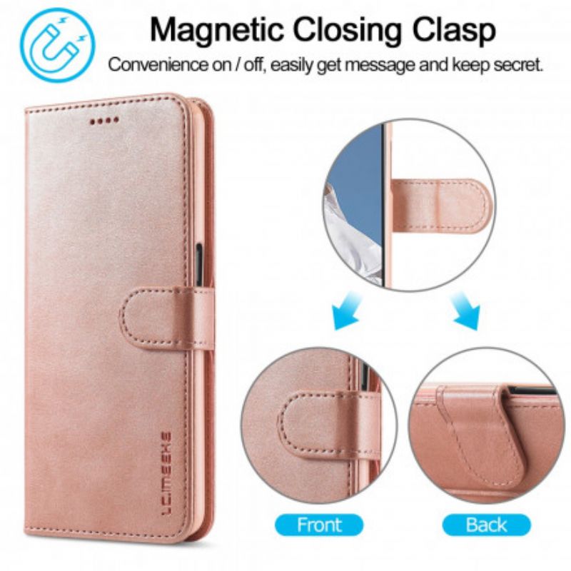 Flip Kotelot Oppo A54 5g / A74 5g Lc.imeeke Leather Effect Suojakuori