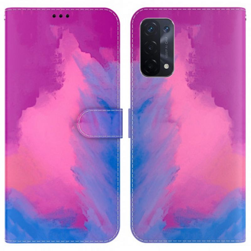 Flip Kotelot Oppo A54 5g / A74 5g Vesiväri