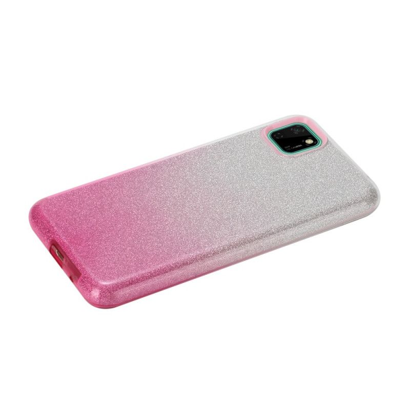 Case Kuoret Huawei Y5p Magenta Musta Puhelinkuoret Kimallusgradientti