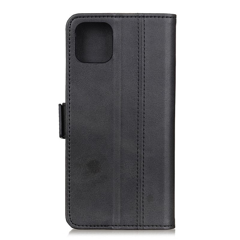 Flip Case Huawei Y5p Punainen Musta Varastetut Saumat