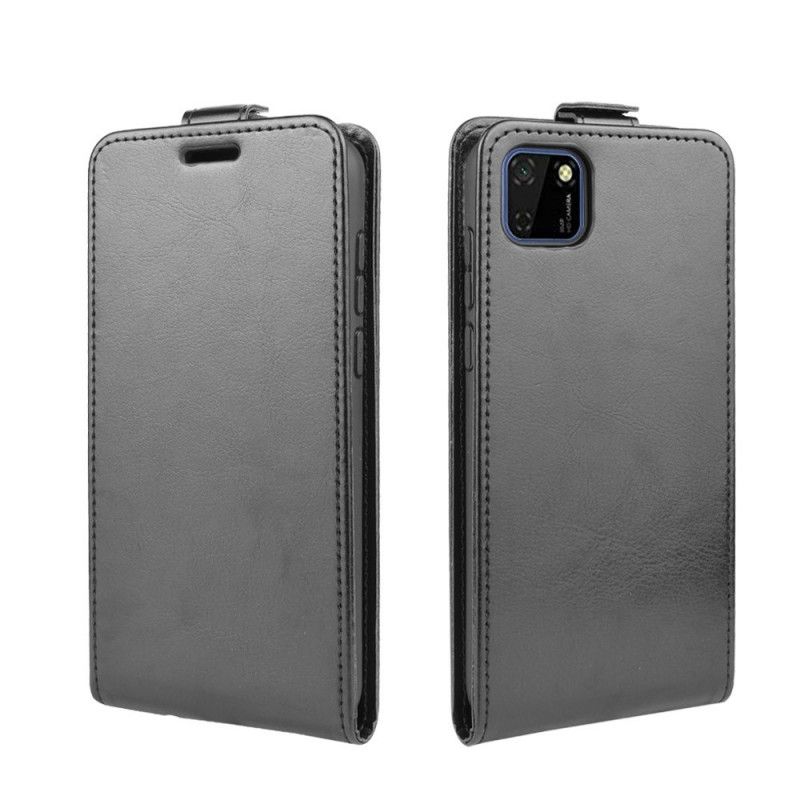 Flip Case Huawei Y5p Valkoinen Musta Taitettava