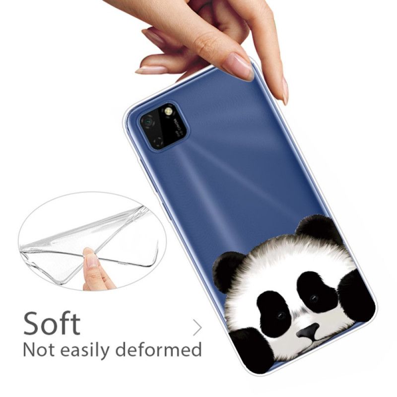 Kuori Huawei Y5p Läpinäkyvä Panda Suojakuori