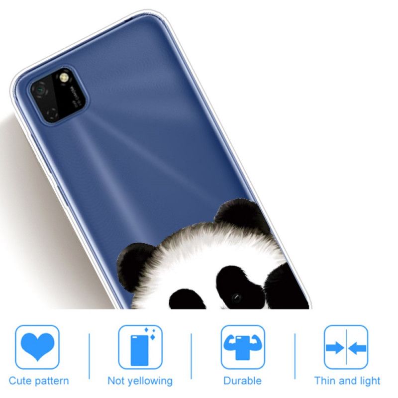 Kuori Huawei Y5p Läpinäkyvä Panda Suojakuori