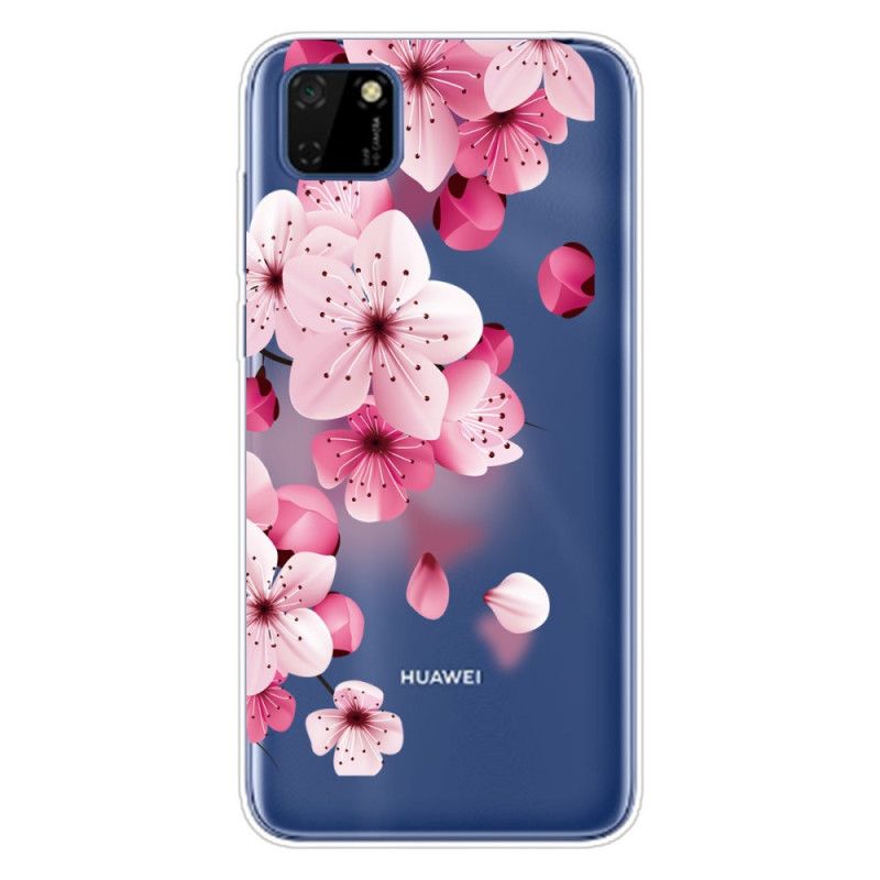 Kuori Huawei Y5p Premium Kukka Suojakuori