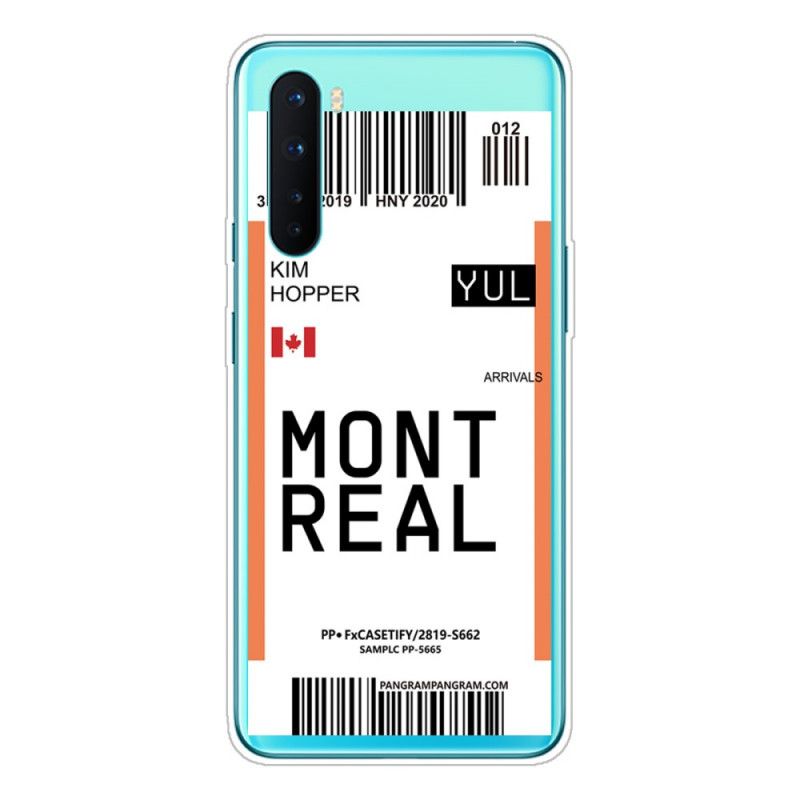 Case Kuoret OnePlus Nord Puhelinkuoret Maihinnousukortti Montrealiin