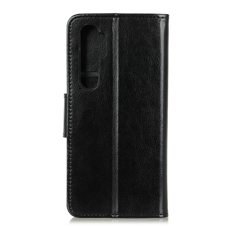 Flip Case OnePlus Nord Punainen Musta Hienoa Tekonahkaa