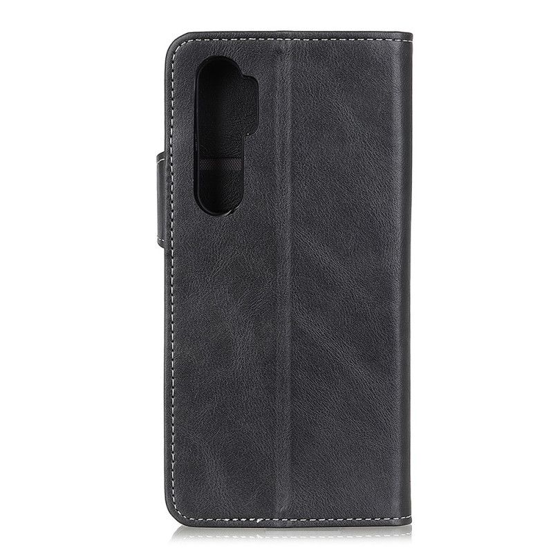 Flip Case OnePlus Nord Punainen Musta Taiteellinen Napin Ompelu