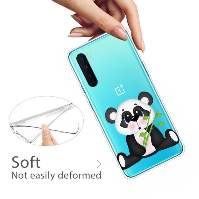 Kuori OnePlus Nord Läpinäkyvä Surullinen Panda Suojakuori