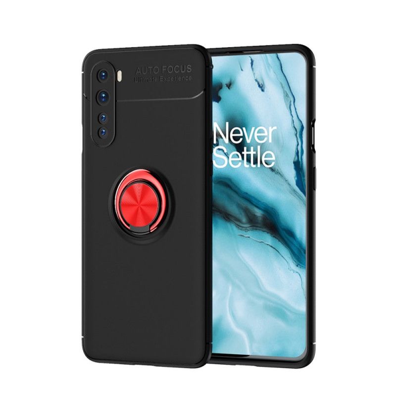 Kuori OnePlus Nord Punainen Musta Pyörivä Rengas