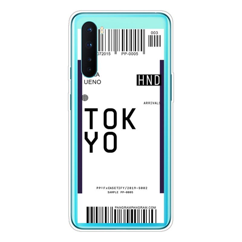 Kuori OnePlus Nord Tummansininen Tummansininen Maihinnousukortti Tokio