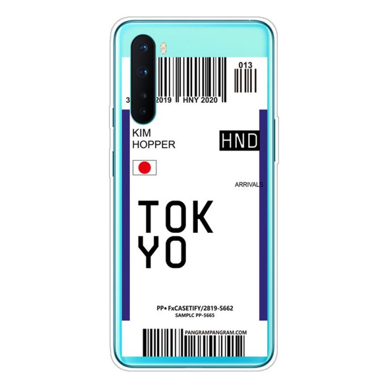 Kuori OnePlus Nord Tummansininen Tummansininen Maihinnousukortti Tokio