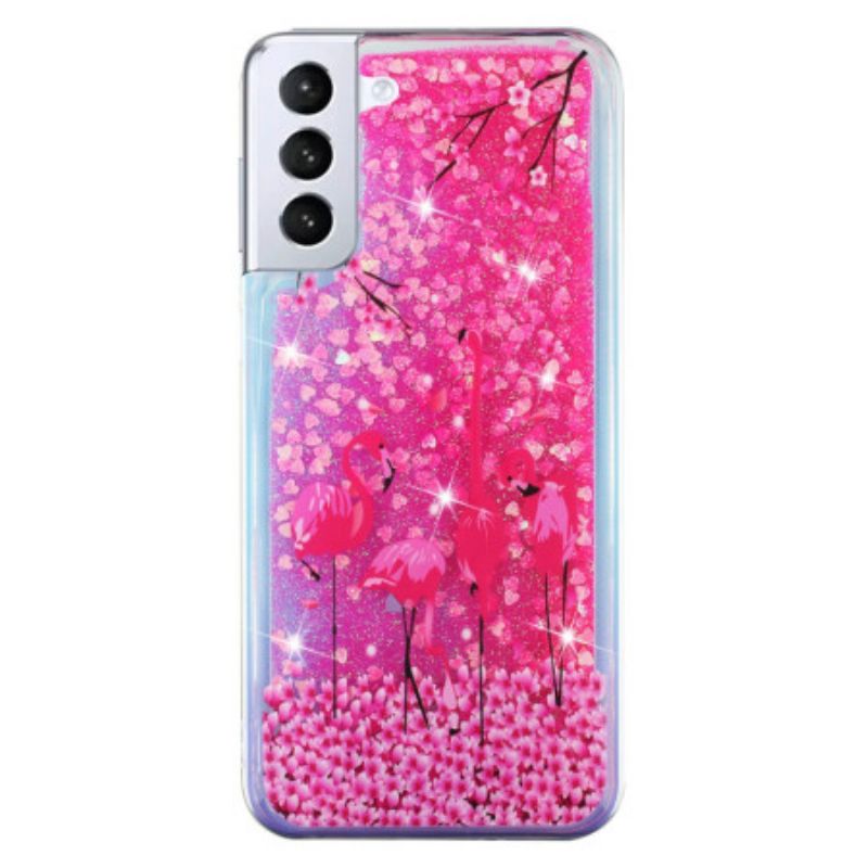 Case Samsung Galaxy S24 Plus 5g Puhelinkuoret Bird Liquid Glitter