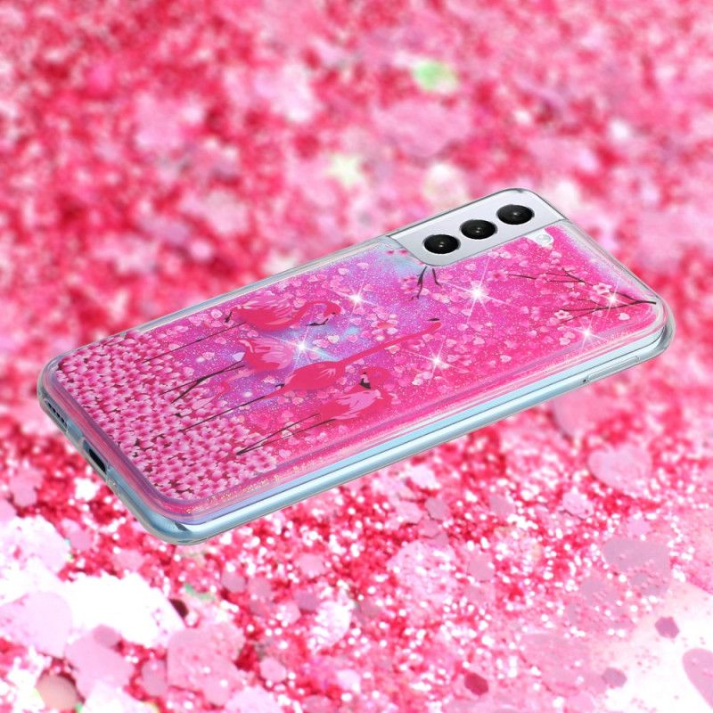 Case Samsung Galaxy S24 Plus 5g Puhelinkuoret Bird Liquid Glitter