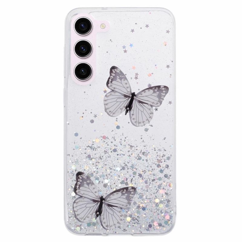 Kuori Samsung Galaxy S24 Plus 5g Perhoset Glitter