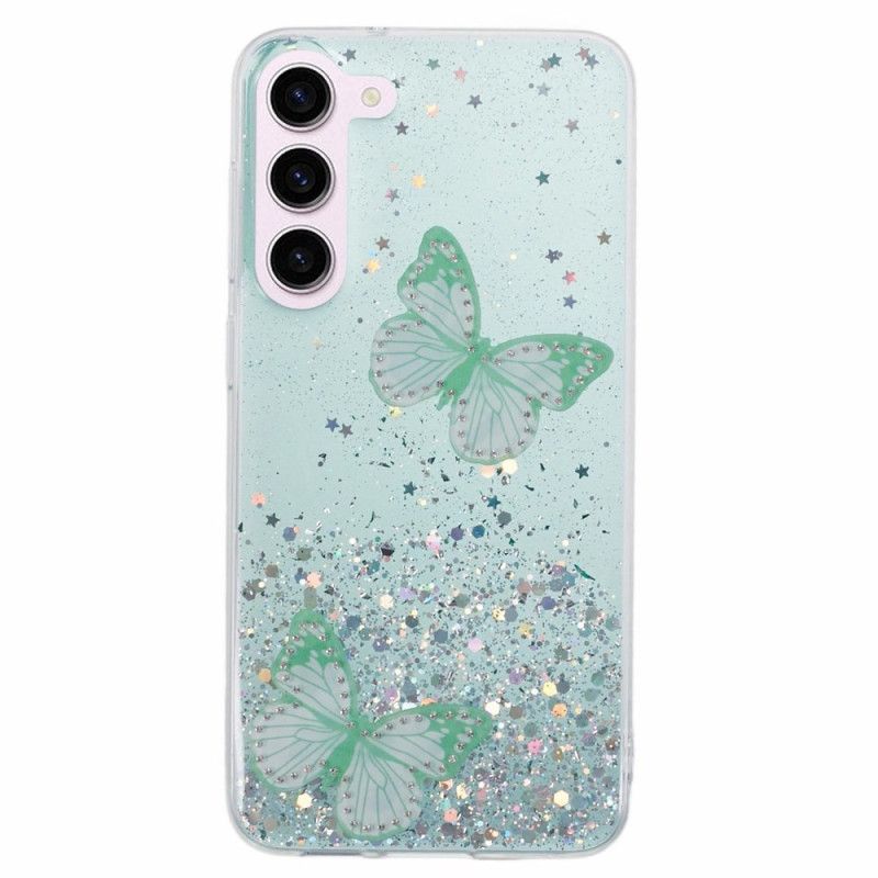 Kuori Samsung Galaxy S24 Plus 5g Perhoset Glitter