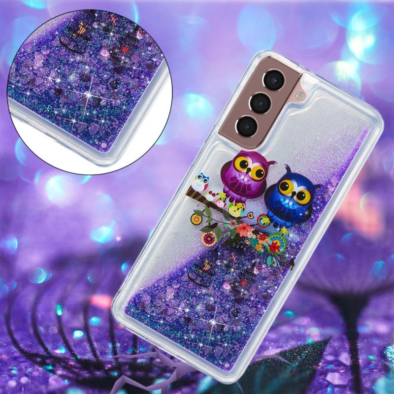 Puhelinkuoret Samsung Galaxy S24 Plus 5g Two Owls Liquid Glitter