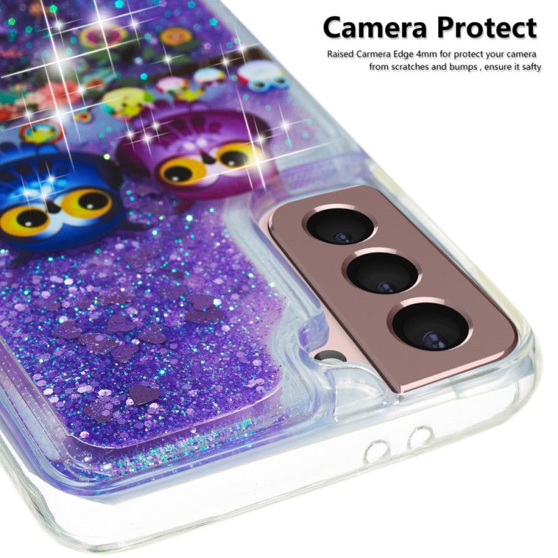 Puhelinkuoret Samsung Galaxy S24 Plus 5g Two Owls Liquid Glitter