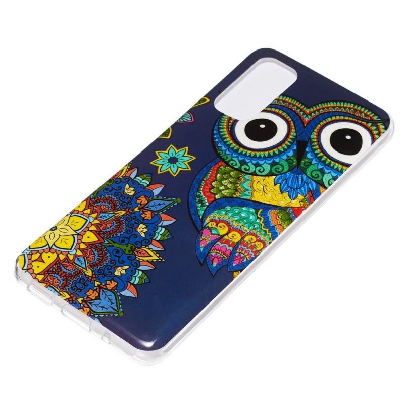 Case Kuoret Samsung Galaxy S20 Puhelinkuoret Fluoresoiva Mandalapöllö